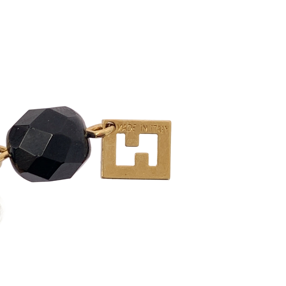 FENDI / フェンディ | 2セット ペア ズッカ ロゴチャーム 装飾 フープ ピアス |