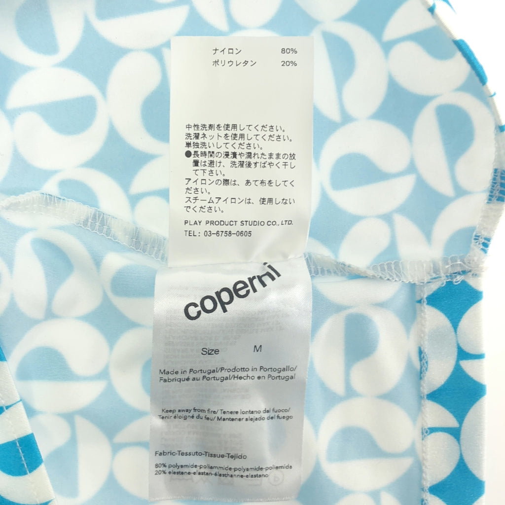 【美品】  Coperni  / コペルニ | 総柄プリント クロップド トップス カットソー | M | ブルー | レディース