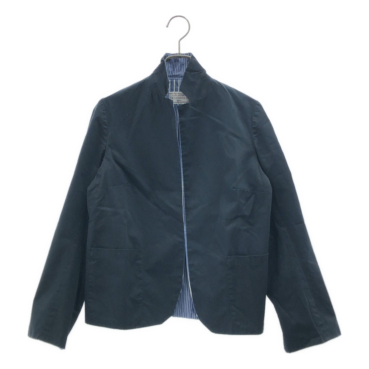 GALLEGO DESPORTES / ギャレゴデスポート | コットン ボタンレス テーラードジャケット | S | レディース