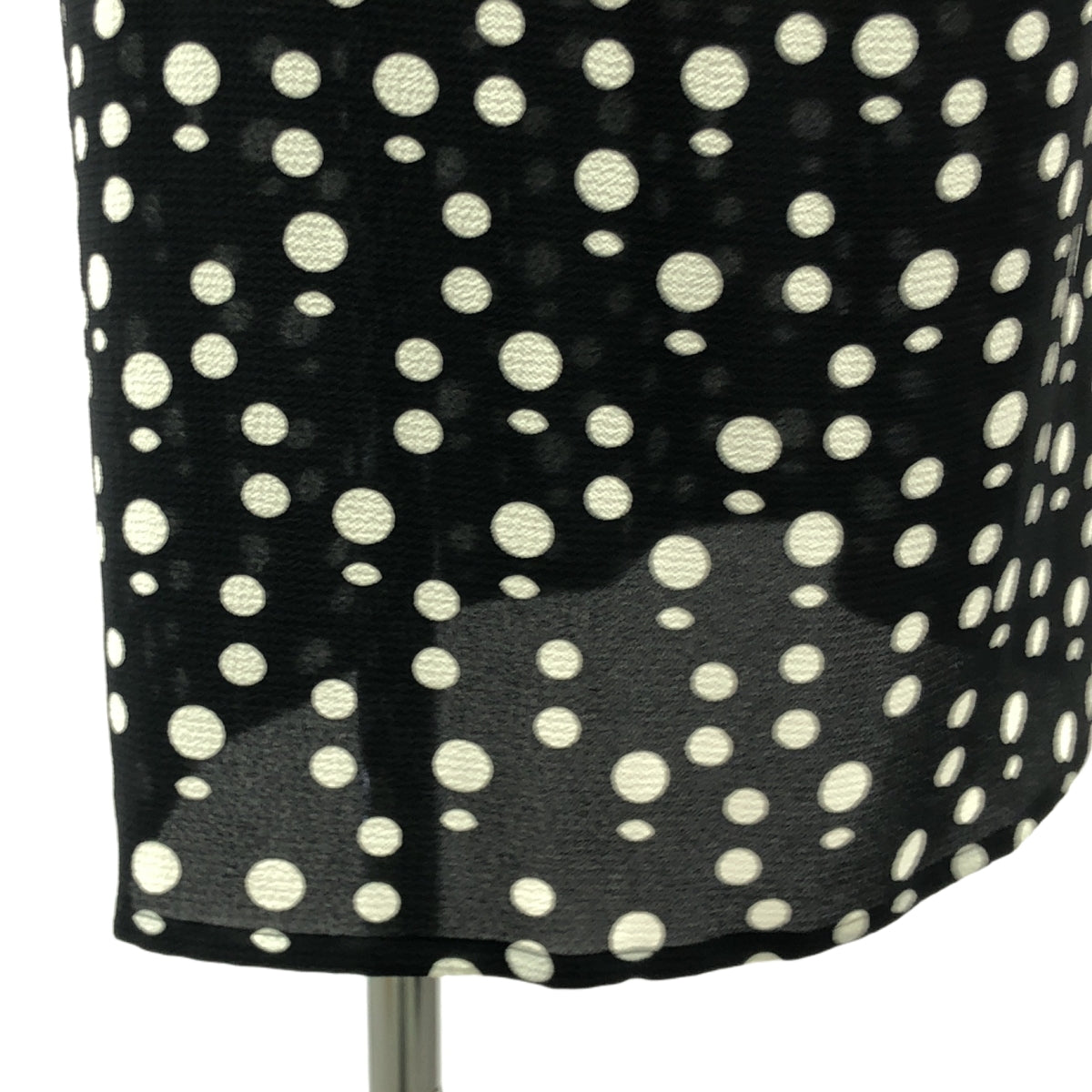 [新] Agnes b. / 艾格妮絲 b. |無領圓點連身裙 | 38 |黑/白 |女性的