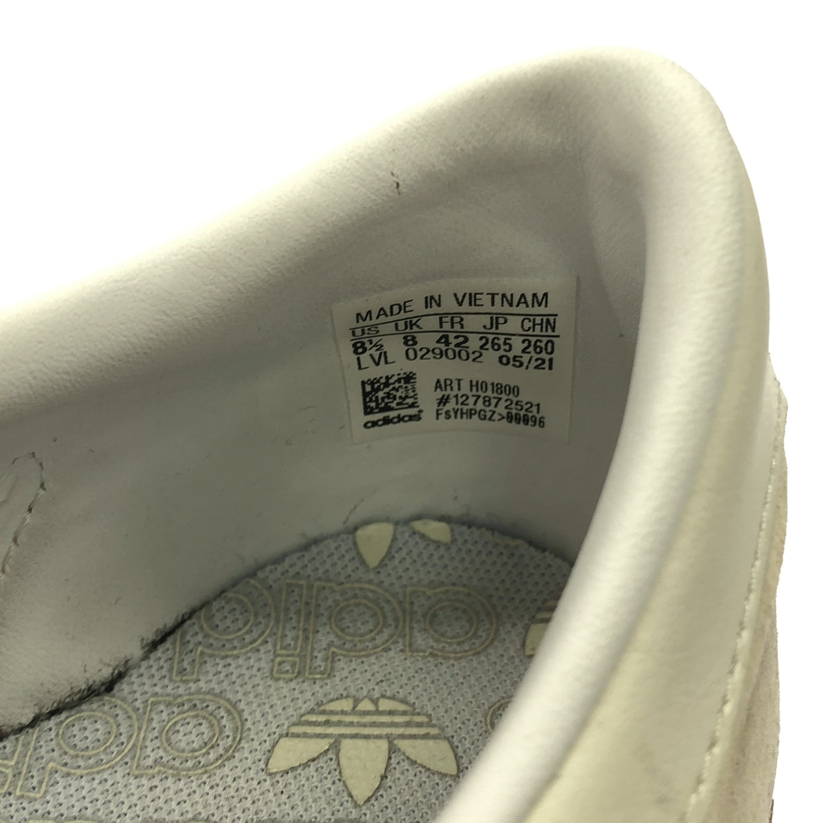 阿迪達斯 | BLANC 絨面革運動鞋 | 26.5 |灰白色 |男士