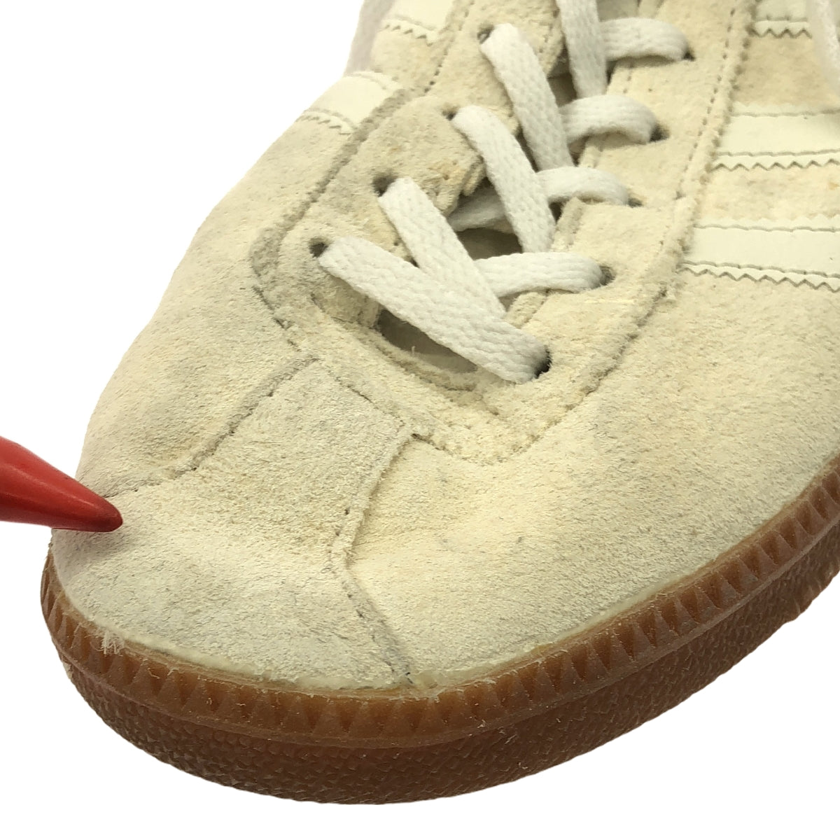 阿迪達斯 | BLANC 絨面革運動鞋 | 26.5 |灰白色 |男士