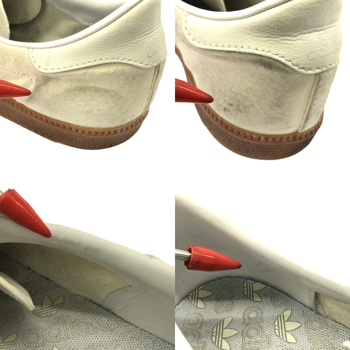 阿迪達斯 | BLANC 絨面革運動鞋 | 26.5 |灰白色 |男士