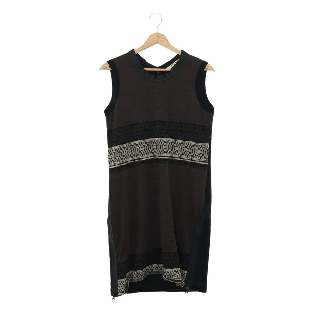 HACHE / 애쉬 | 자가드 사이드 지퍼 민소매 원피스 | 40 | 여성