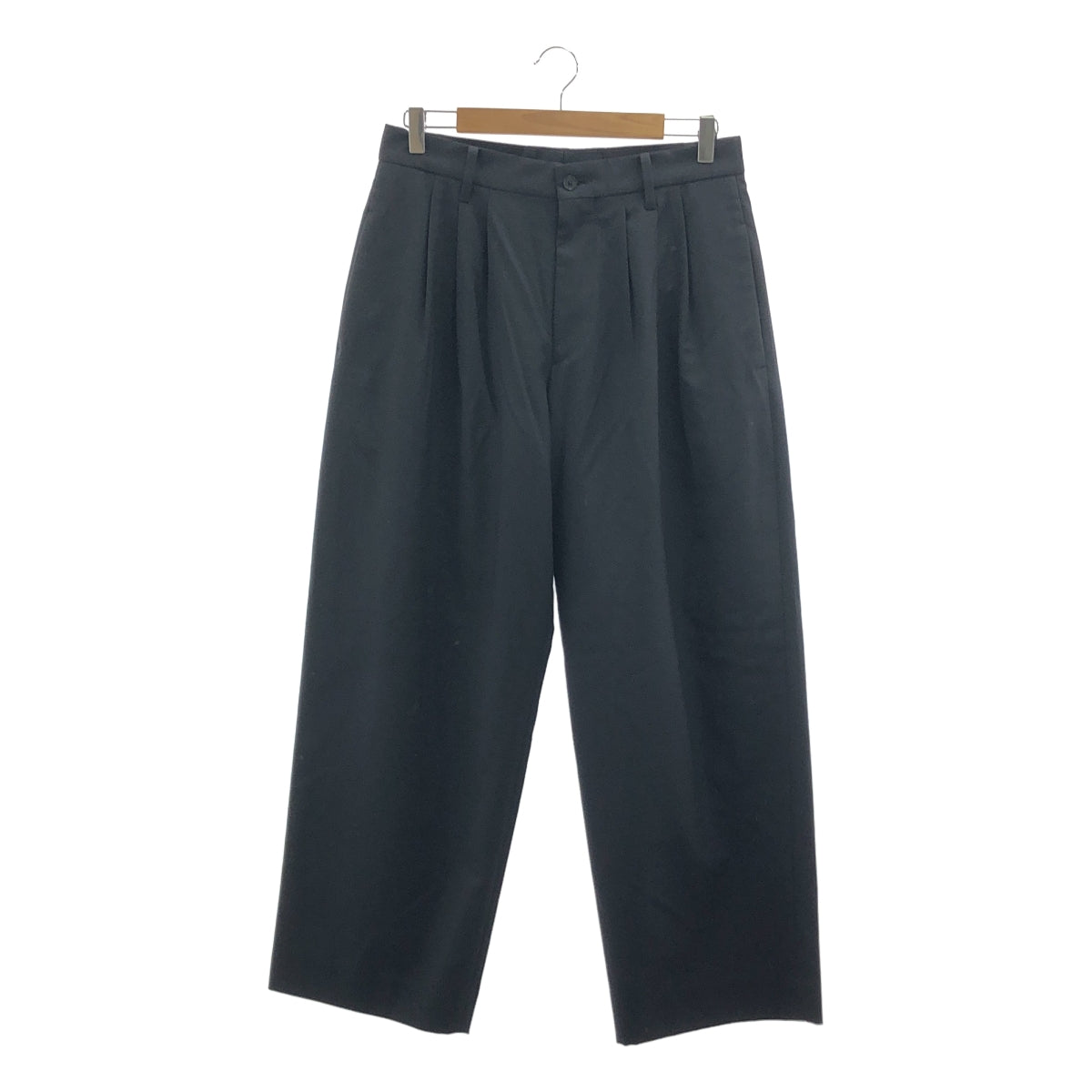 BIOTOP / ビオトープ | not in fashion.. / ノットインファッション  3tuck wide pants 3タック ワイドパンツ | M | ブラック | メンズ