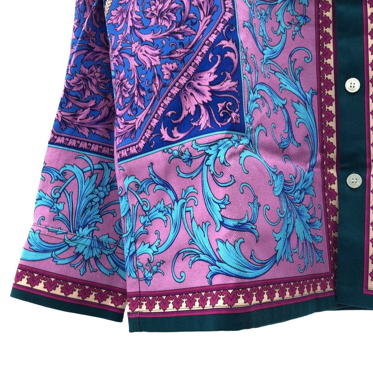 【美品】  VERSACE / ヴェルサーチ | バロック コットン シャツジャケット | L | マルチカラー | メンズ