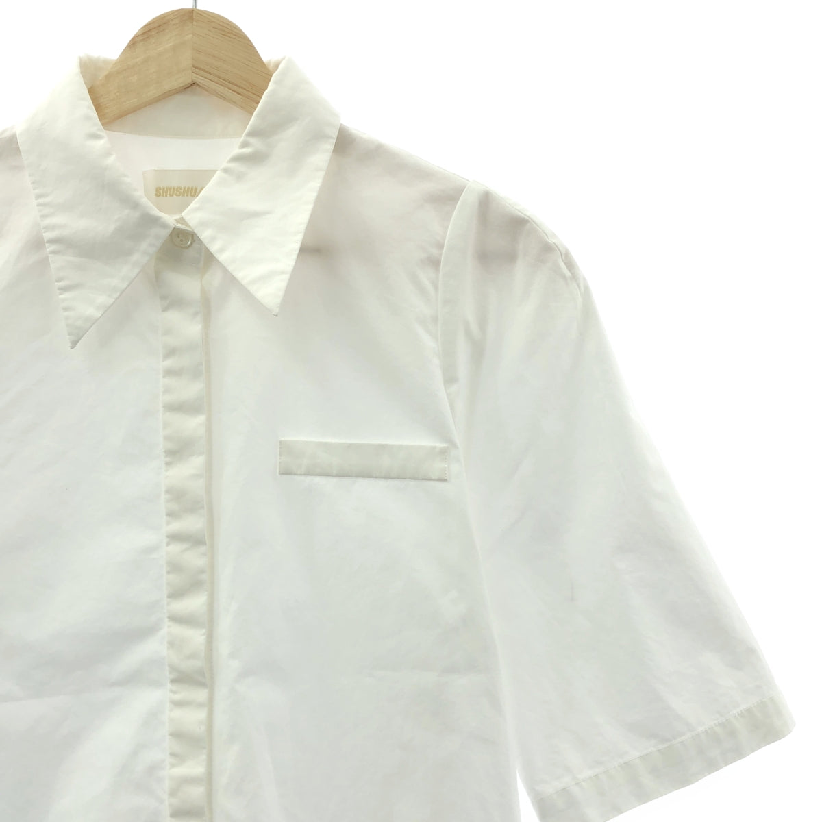 SHUSHU/TONG | 棉質半袖襯衫 | L尺寸 | 女款