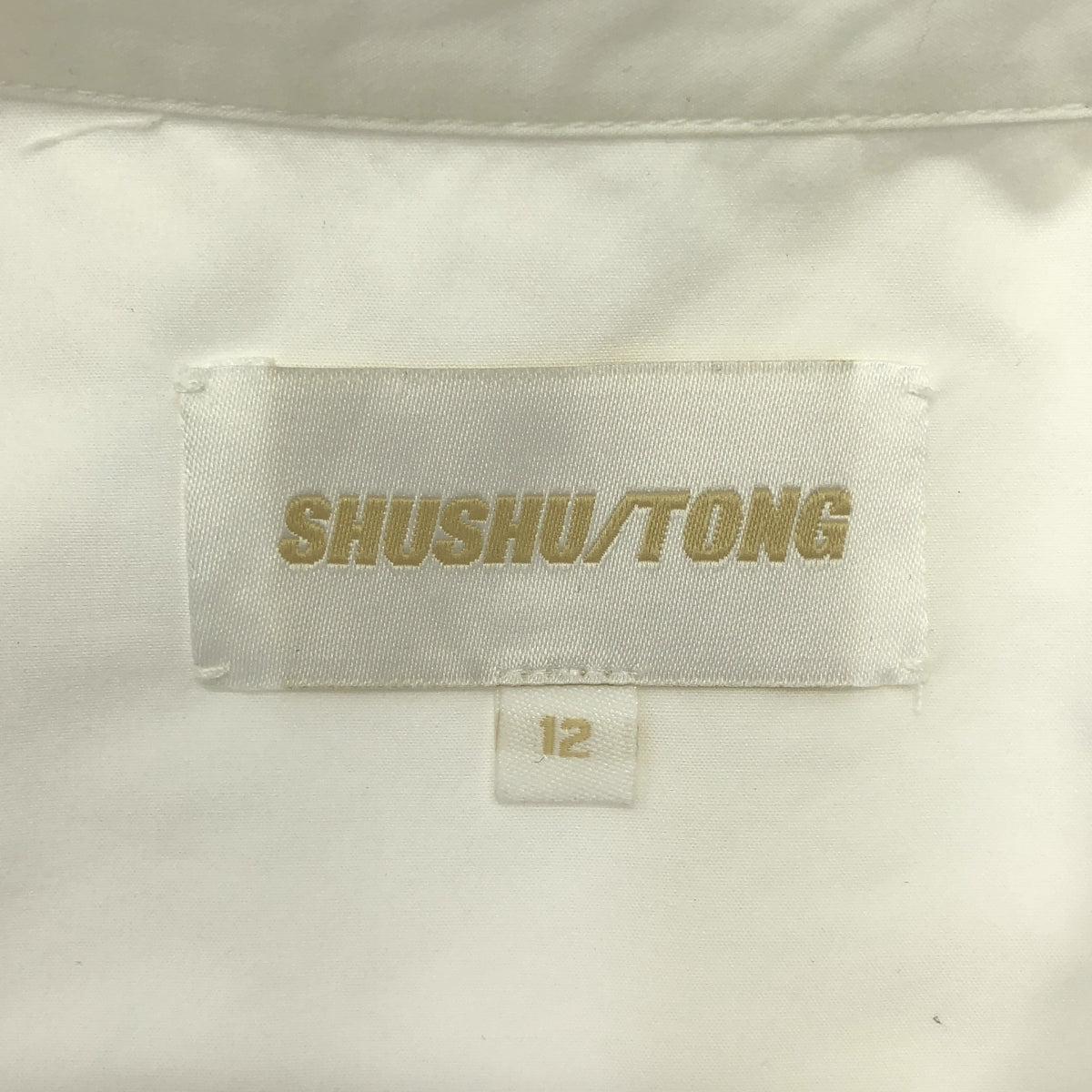 SHUSHU/TONG | 棉質半袖襯衫 | L尺寸 | 女款