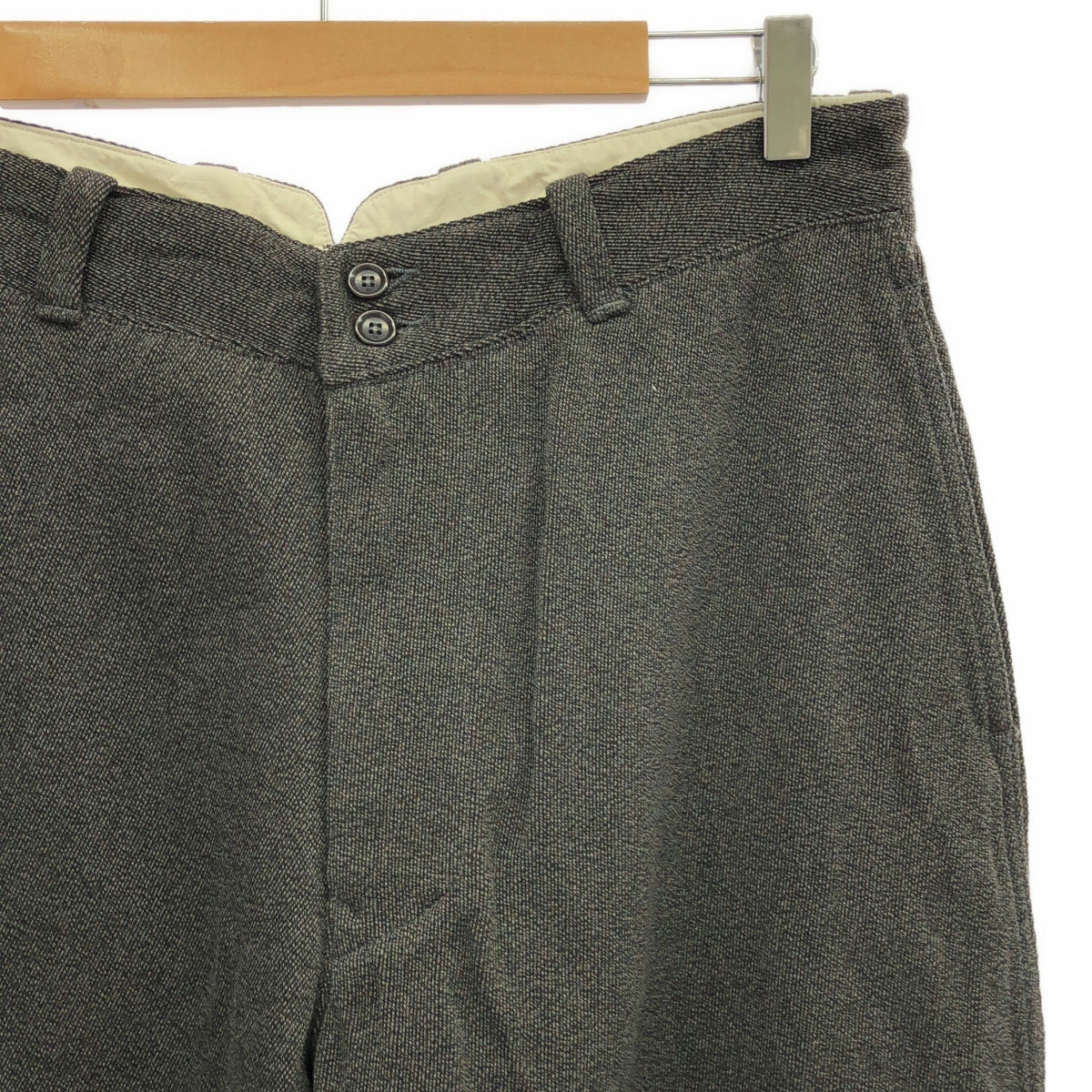 45r / Forty-Five R | Wool Serge Work 3 Tapered Pants | 34 | Grey | Men's