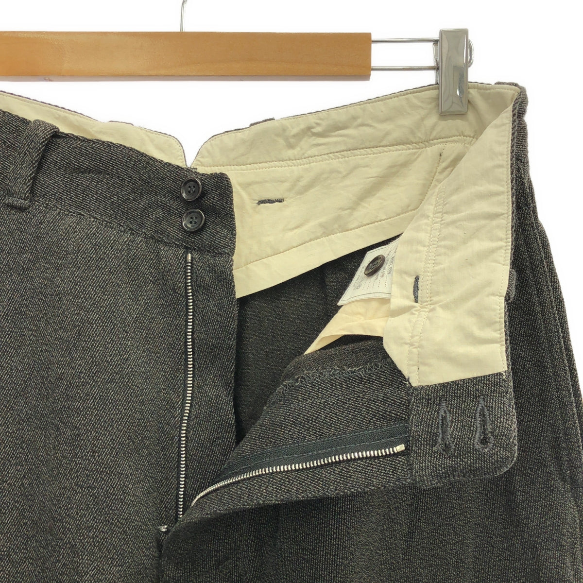 45r / Forty-Five R | Wool Serge Work 3 Tapered Pants | 34 | Grey | Men's