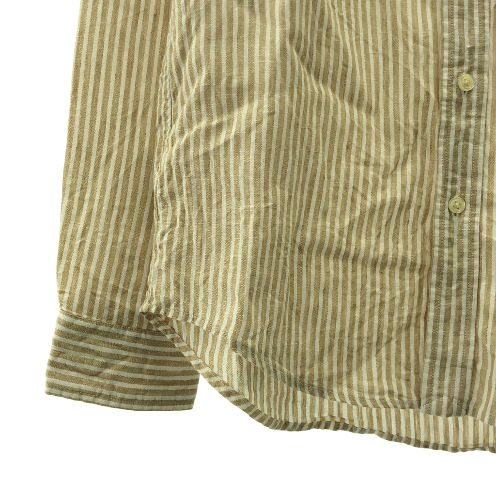 POLO RALPH LAUREN / 폴로랄프로렌 | 스트라이프 원포인트 포니 버튼 다운 셔츠 블라우스 | L |