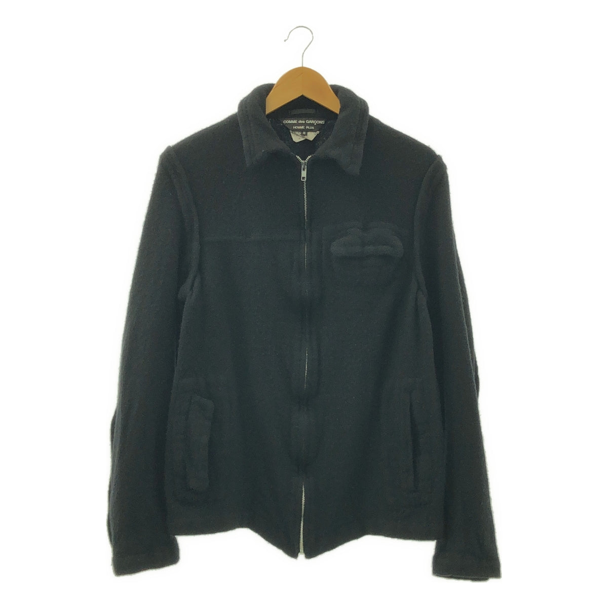 COMME des GARÇONS HOMME PLUS |西元 1998 年 |毛氈羊毛內外拉鍊外套| SHOPBOP尺寸 M |男士