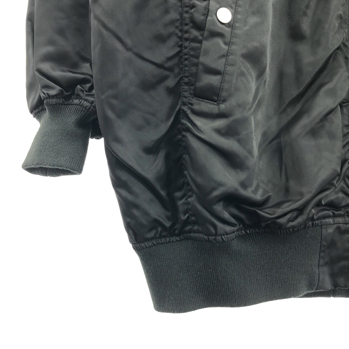 upper hights / upper hights | x IENA / IENA 獨家 / 陸軍 / MA-1 超大飛行員夾克 / 全襯裡帶標誌 | 尺寸 0 | 黑色 | 女款