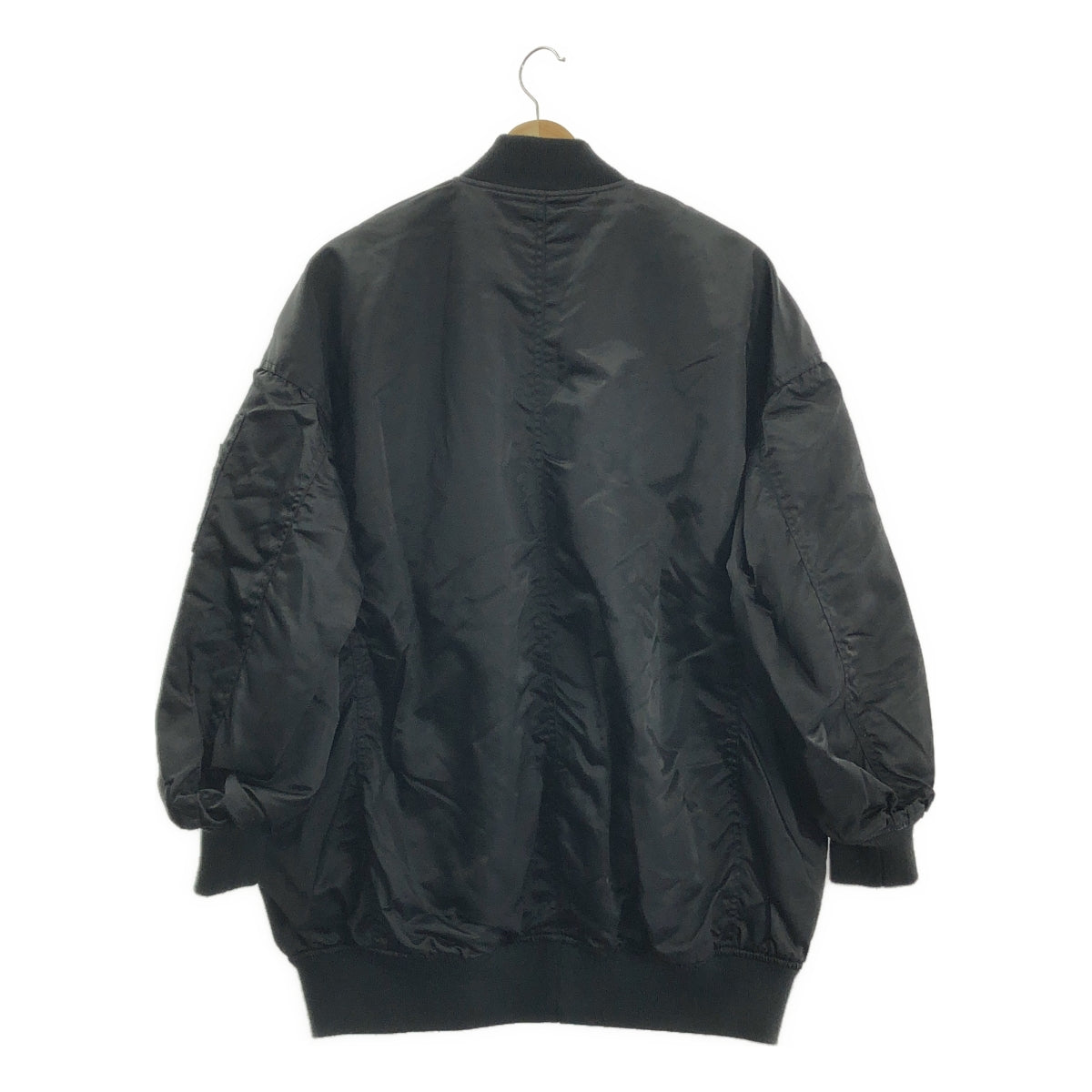 upper hights / upper hights | x IENA / IENA 獨家 / 陸軍 / MA-1 超大飛行員夾克 / 全襯裡帶標誌 | 尺寸 0 | 黑色 | 女款