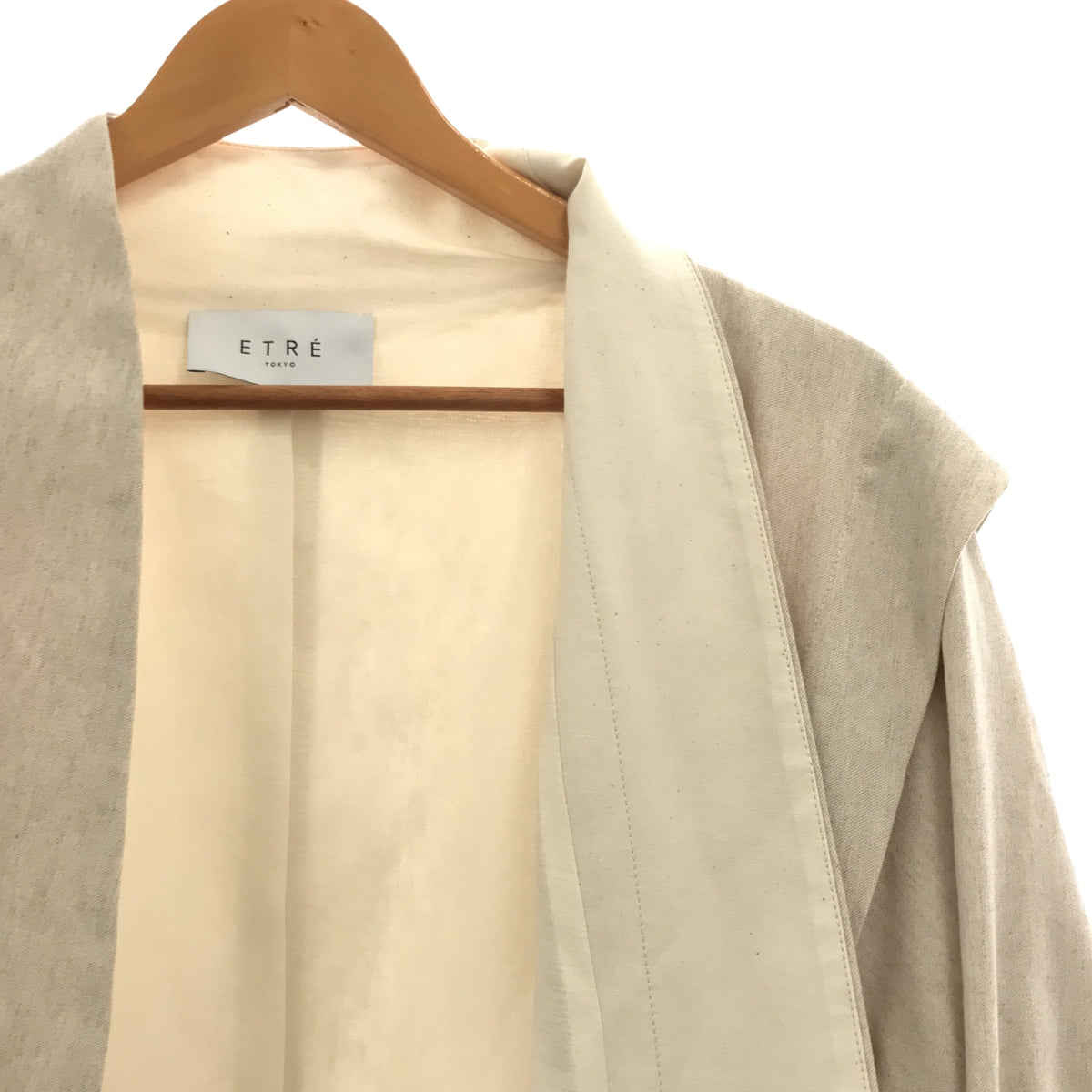 ETRE TOKYO | Shoulder tuck jacket | M | Beige | Women's