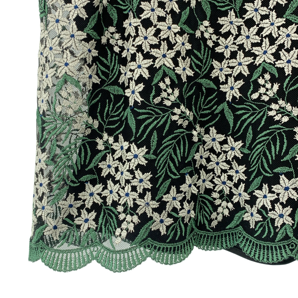 Mame Kurogouchi / マメクロゴウチ | Tulle Embroidered Top / フラワー エンブロイダリー トップス / インナー付き | 1 | レディース