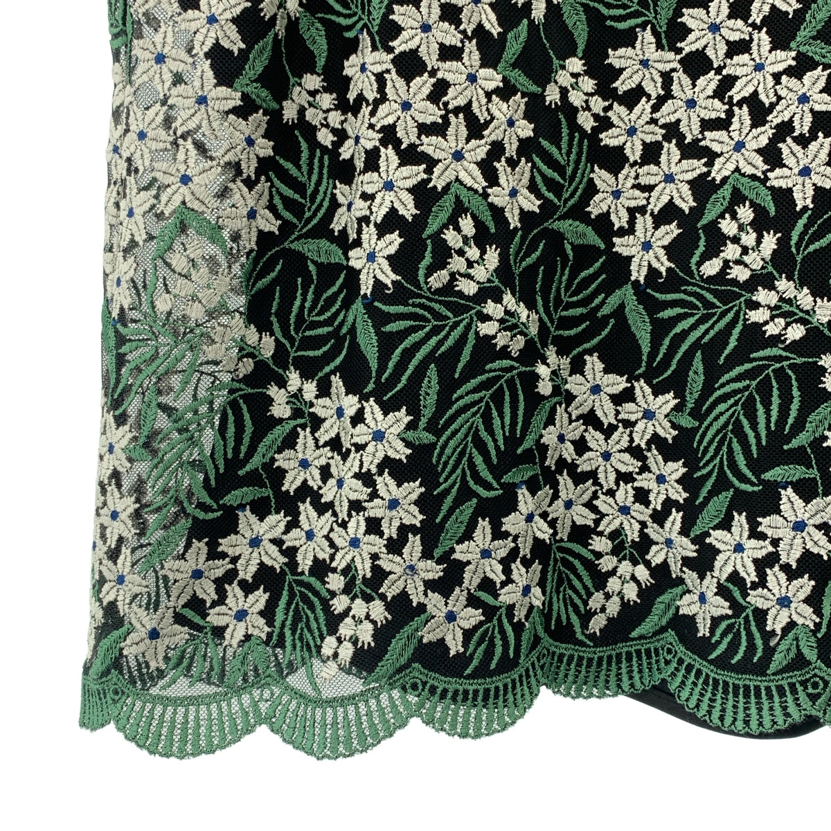 Mame Kurogouchi / マメクロゴウチ | Tulle Embroidered Top / フラワー エンブロイダリー トップス / インナー付き | 1 | レディース