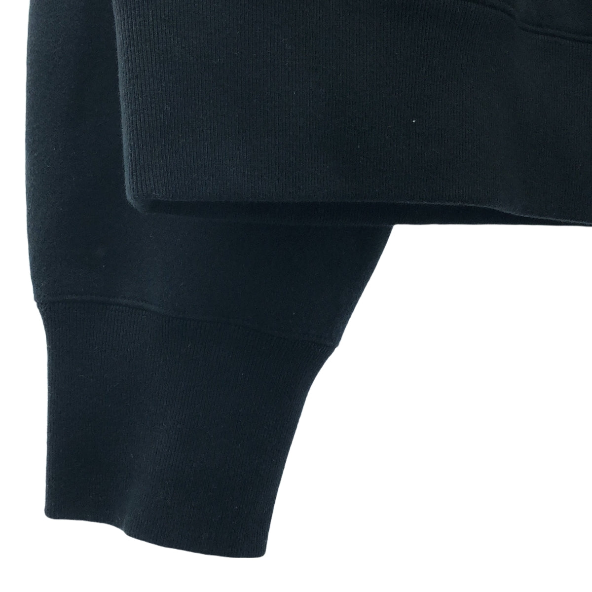 sacai / 사카이 | 2023AW | S Sponge Pullover 지퍼 디자인 스폰지 스웨트 | 3 | 블랙 | 여성