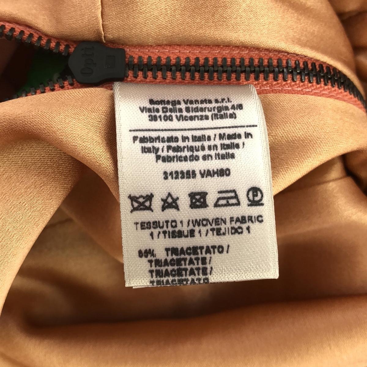 BOTTEGA VENETA / 보테가베네타 | 실크 지퍼 드레스 원피스 / 총 안감 | 38 | 핑크 | 여성