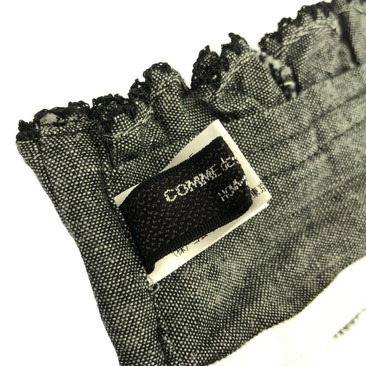 【美品】  COMME des GARCONS HOMME PLUS / コムデギャルソンオムプリュス | シャツ着脱用 フリル | グレー | メンズ