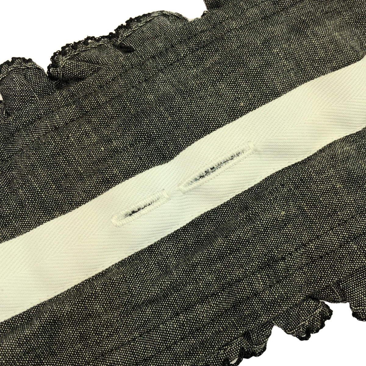 [品相良好] COMME des GARCONS HOMME PLUS |可拆式荷葉邊襯衫 |灰色|男士