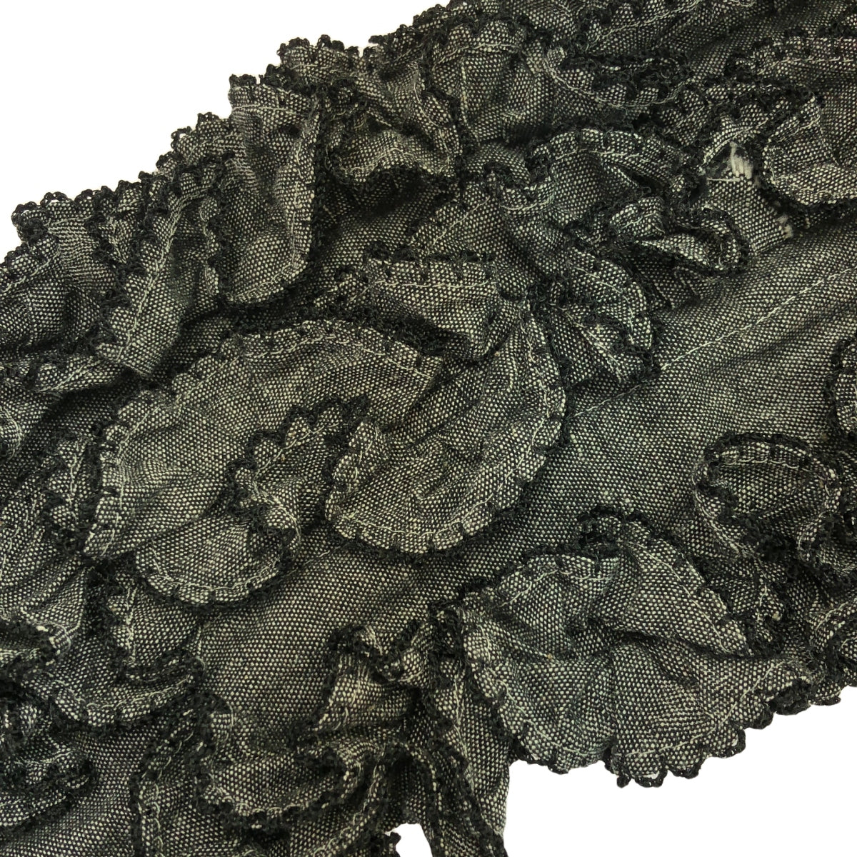 [品相良好] COMME des GARCONS HOMME PLUS |可拆式荷葉邊襯衫 |灰色|男士