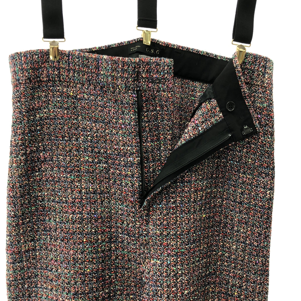 Curensology | GIOLICA / 彩色斜紋軟呢吊帶褲 | F碼 | 多色 | 女款