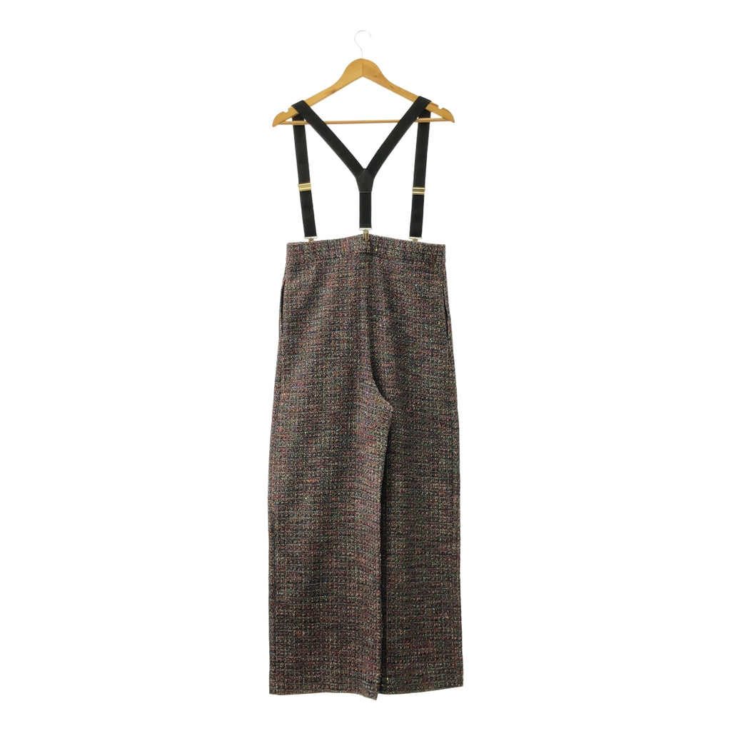 Curensology | GIOLICA / 彩色斜紋軟呢吊帶褲 | F碼 | 多色 | 女款