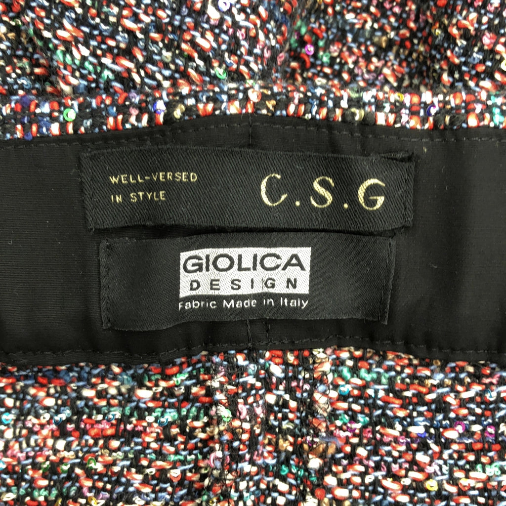 Curensology | GIOLICA / 彩色斜紋軟呢吊帶褲 | F碼 | 多色 | 女款