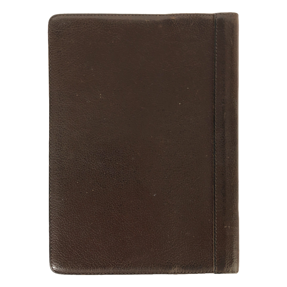 IL BISONTE | All-leather embossed logo notebook cover / unisex |