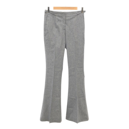 [Good Condition] Gabriela Hearst | EARL FLARE PANTS | Size 38 | Blue/White | Women's