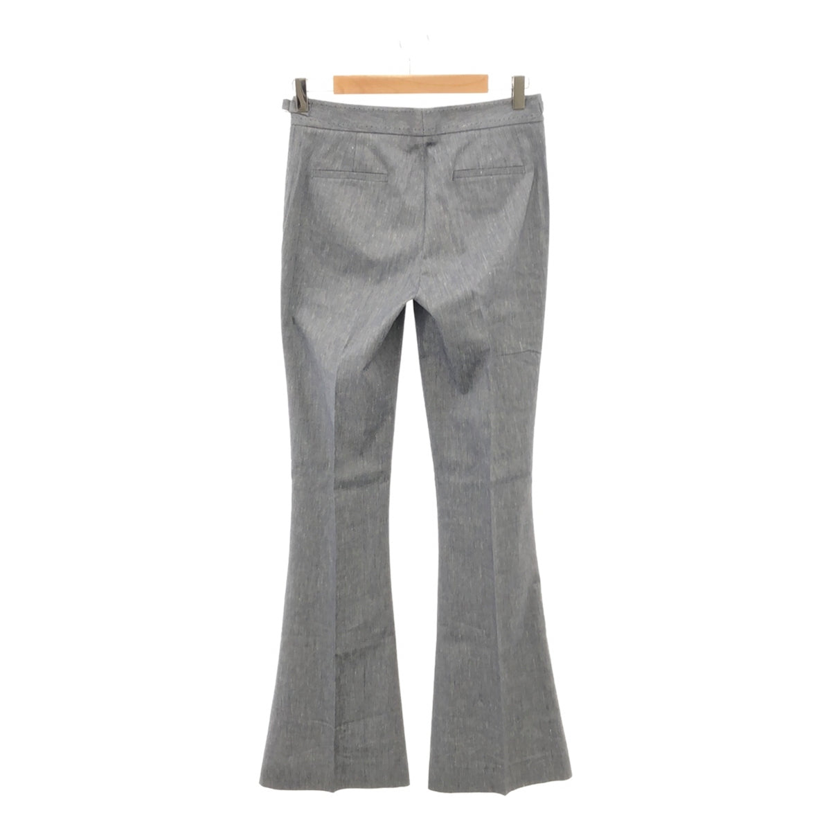 [Good Condition] Gabriela Hearst | EARL FLARE PANTS | Size 38 | Blue/White | Women's