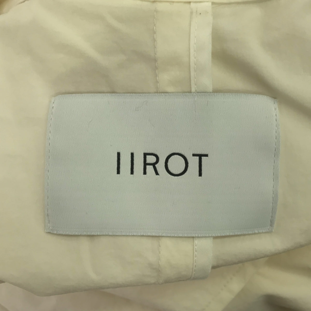 IIROT / Irot | Over Yoke 2way Coat Long Coat | F | Ivory | Women's