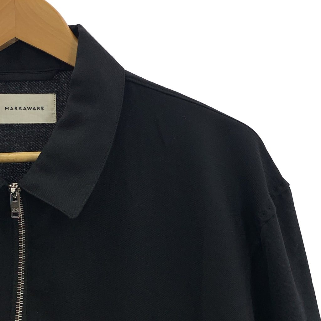 MARKAWARE / マーカウェア | 2025AW | HALF ZIP SERVICE JACKET 2/80 ORGANIC WOOL VIYELLA  / ハーフジップ プルオーバー | 2 | メンズ