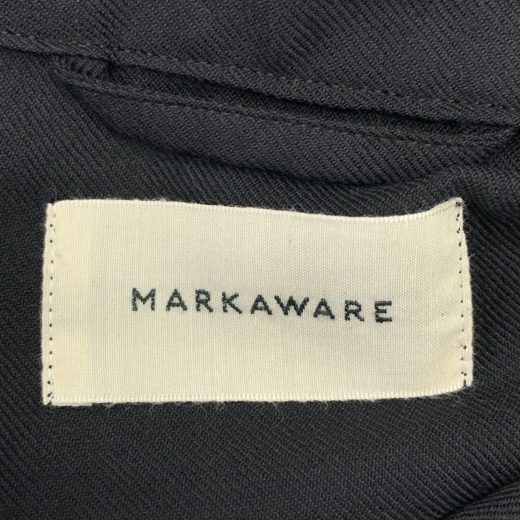 MARKAWARE / マーカウェア | 2025AW | HALF ZIP SERVICE JACKET 2/80 ORGANIC WOOL VIYELLA  / ハーフジップ プルオーバー | 2 | メンズ