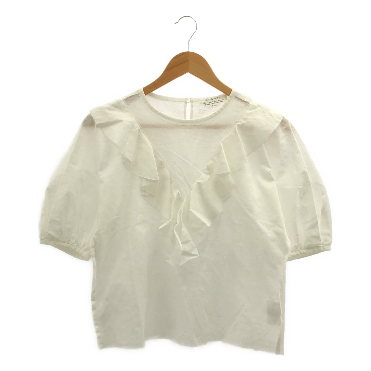 leur logette / ルールロジェット | コットン ポリエステル フリル カットソー ブラウス | 1 | レディース