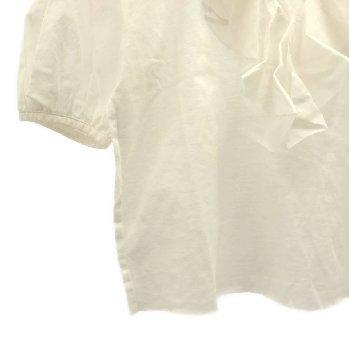 leur logette / ルールロジェット | コットン ポリエステル フリル カットソー ブラウス | 1 | レディース