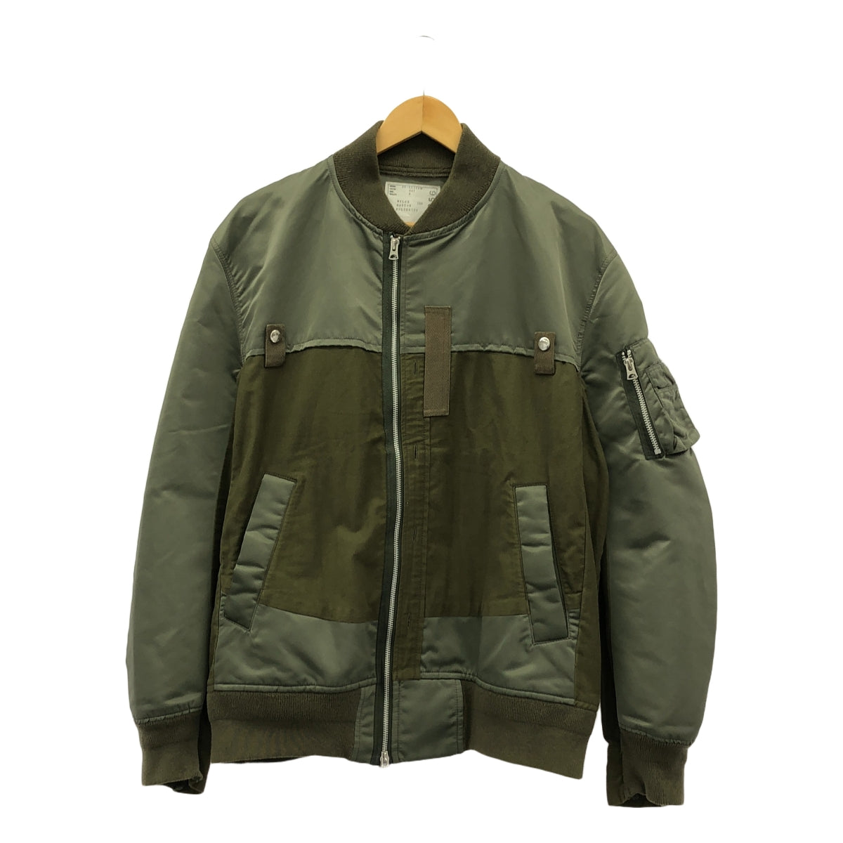 sacai / サカイ | 2020SS | Nylon Twill Cotton Blouson MA-1 ナイロンツイル コットン ブルゾン | 3 | メンズ