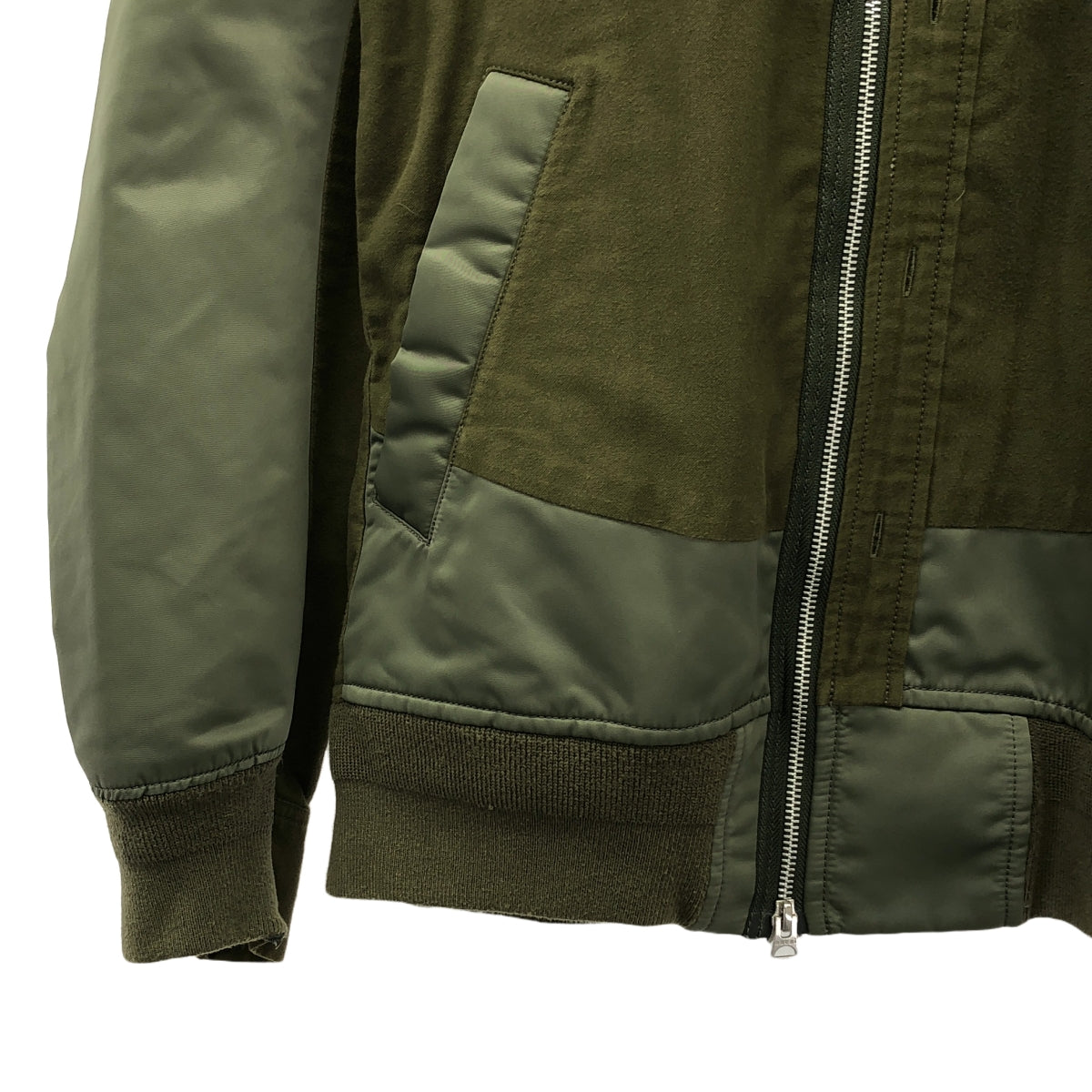sacai / サカイ | 2020SS | Nylon Twill Cotton Blouson MA-1 ナイロンツイル コットン ブルゾン | 3 | メンズ