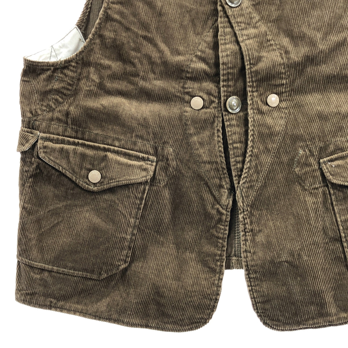 Engineered Garments / 엔지니어드 가멘츠 | UPLAND VEST CORDUROY 업랜드 베스트 코듀로이 | M | 브라운 | 남성
