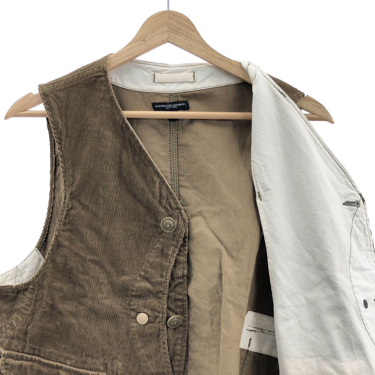 Engineered Garments | UPLAND 燈芯絨背心 | 男款 | M 碼