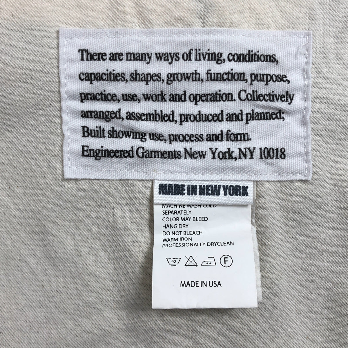 Engineered Garments | UPLAND 燈芯絨背心 | 男款 | M 碼
