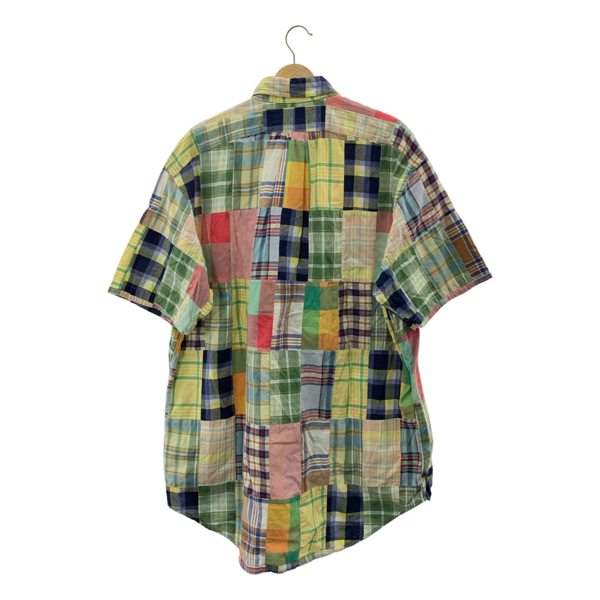 RALPH LAUREN / ラルフローレン | 1990s | BLAKE パッチワーク 半袖シャツ | L | メンズ