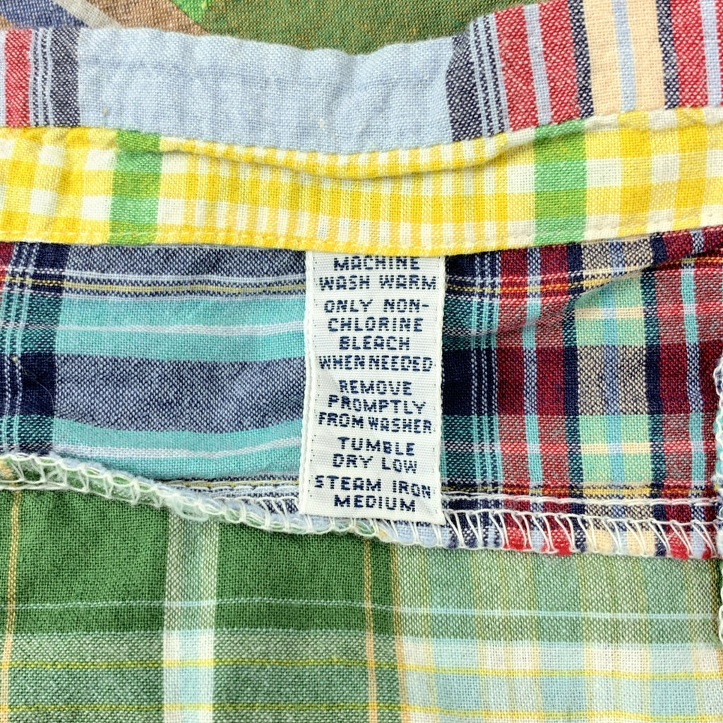 RALPH LAUREN / ラルフローレン | 1990s | BLAKE パッチワーク 半袖シャツ | L | メンズ