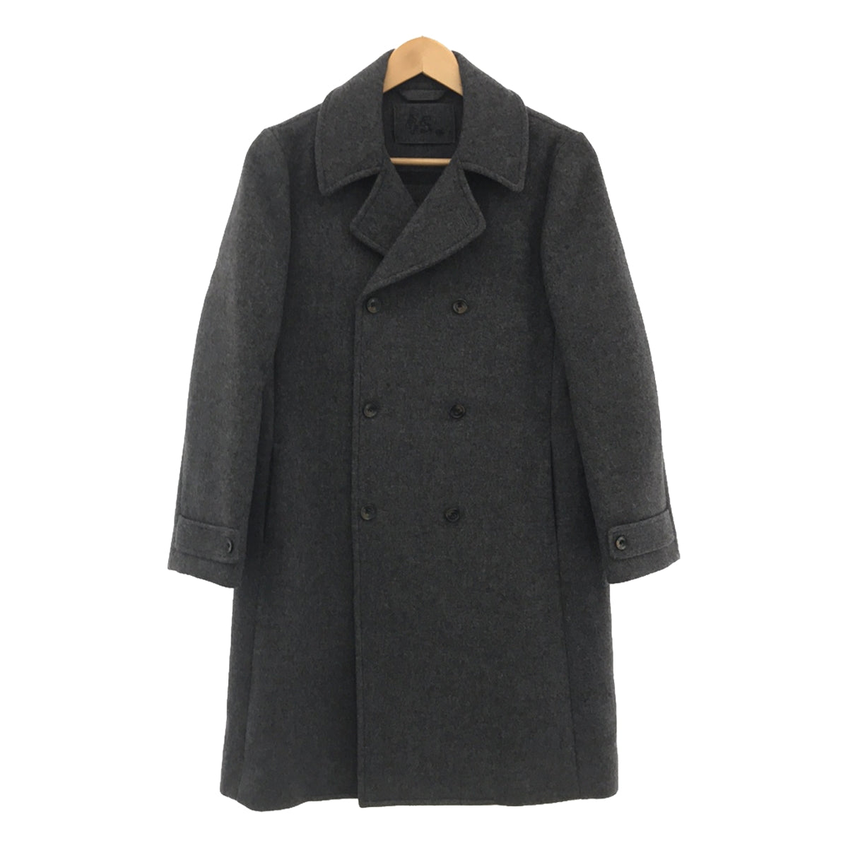 45r / Forty-Five R | Wool Melton Double Coat | 2 | Grey | Women's