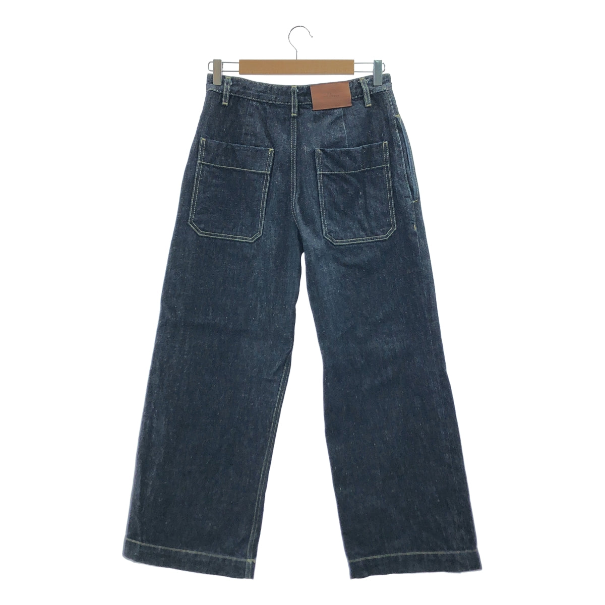 尼可森工作室| PYAD 鑲邊牛仔布 | S |靛藍|男士