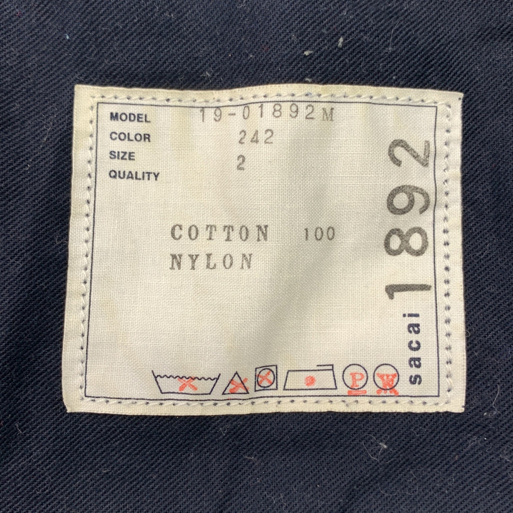 sacai / サカイ | ベルテッド チェック ワイドパンツ | 2 | メンズ