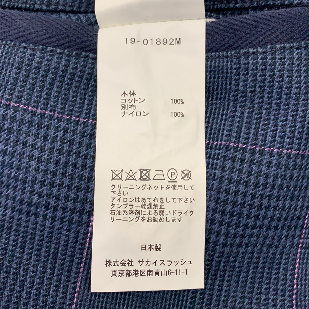 sacai / サカイ | ベルテッド チェック ワイドパンツ | 2 | メンズ