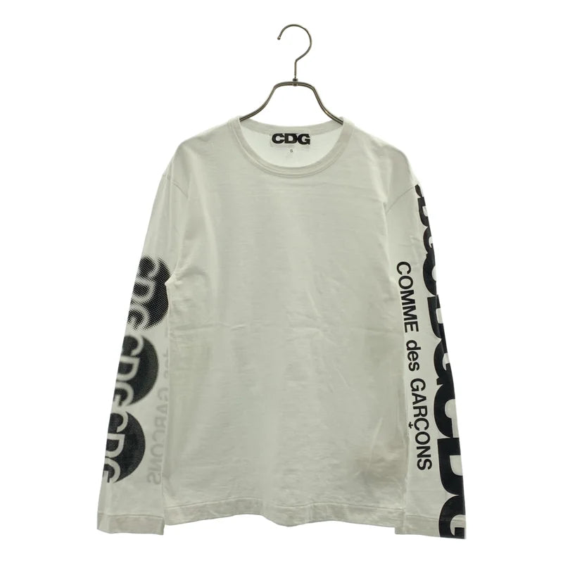 CDG by Comme des Garcons. / シーディージー コムデギャルソン | コットン ロゴスリーブ Tシャツ | S | メンズ