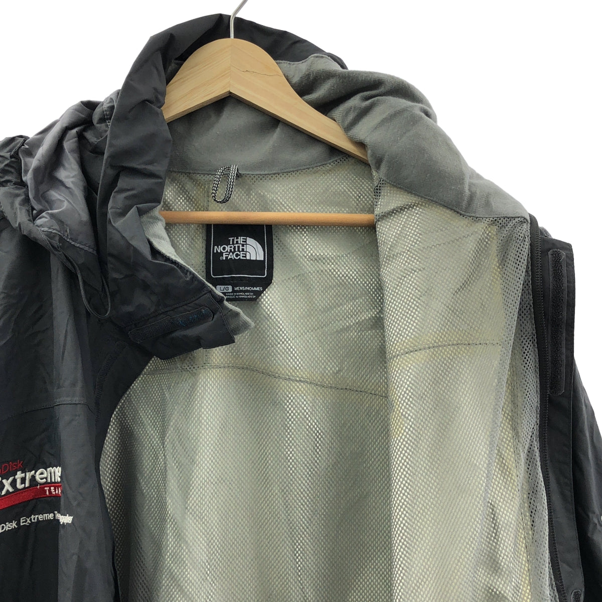 THE NORTH FACE / ザノースフェイス | SanDisk 企業ロゴ刺しゅう HYVENT ナイロン マウンテンパーカー | L |